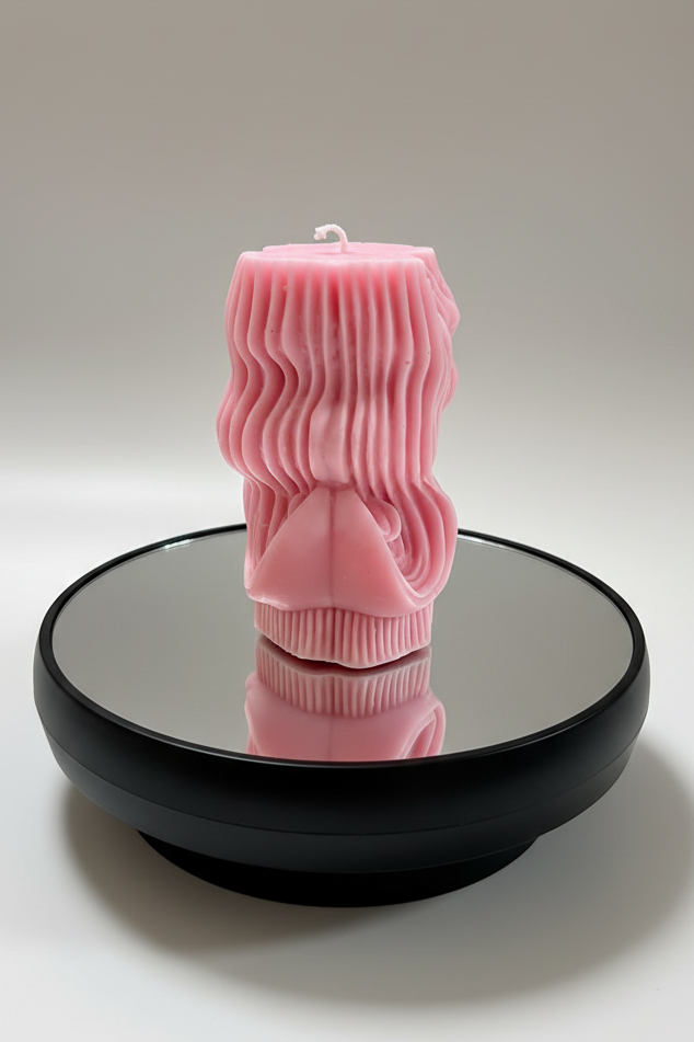 Luxury Handcrafted Vanilla Amber Pillar Candle