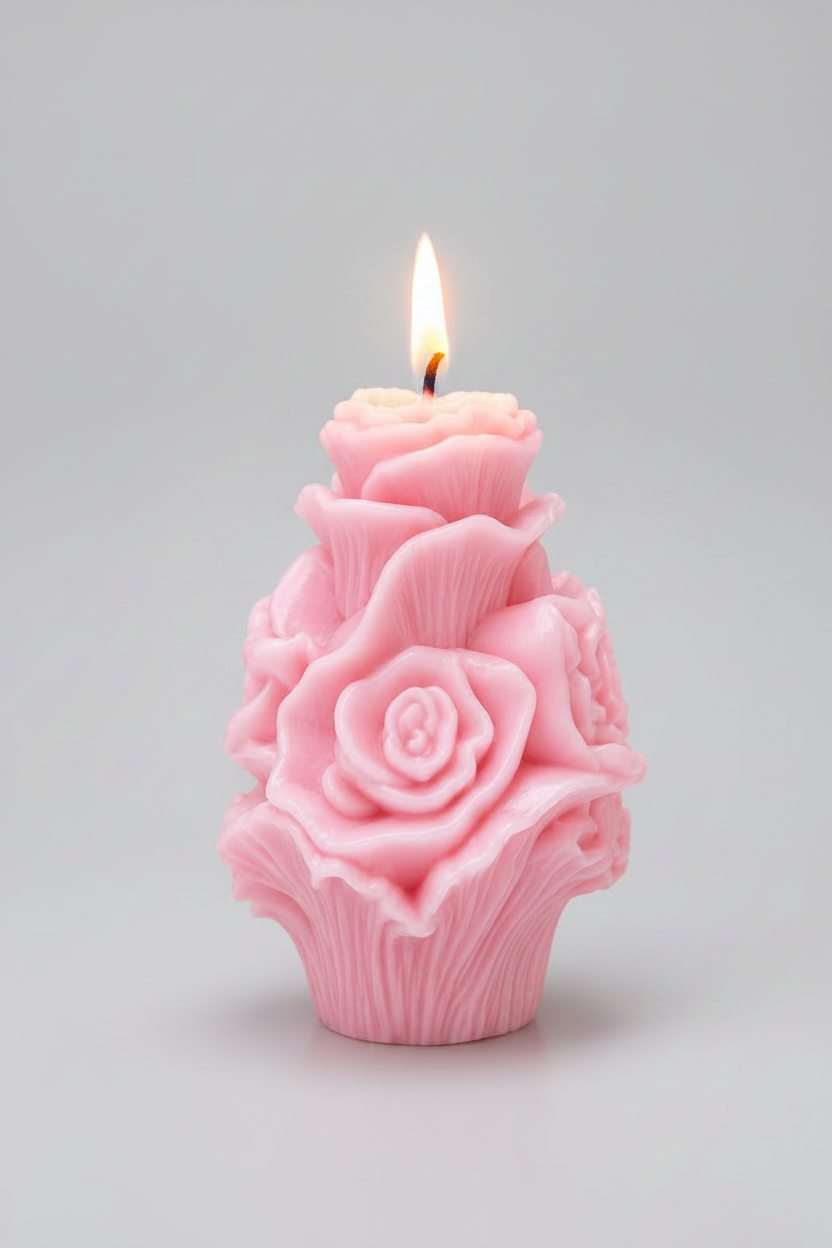 Petal Grace Sculpted Candle