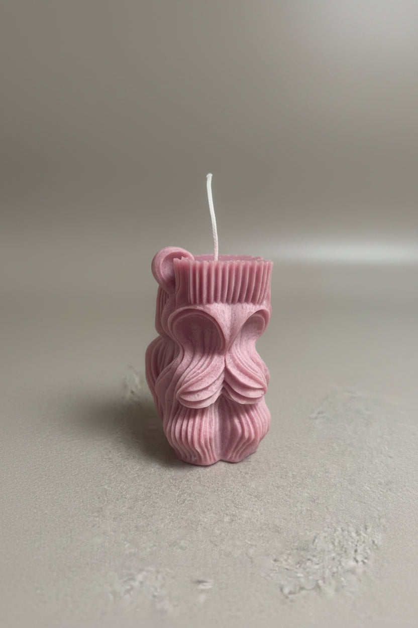 Luxury Handcrafted Vanilla Amber Pillar Candle