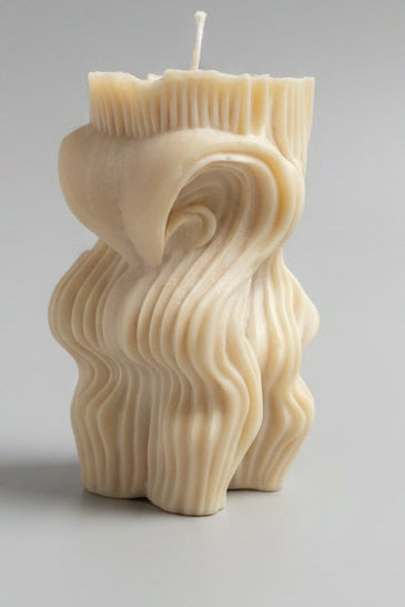 Luxury Handcrafted Vanilla Amber Pillar Candle