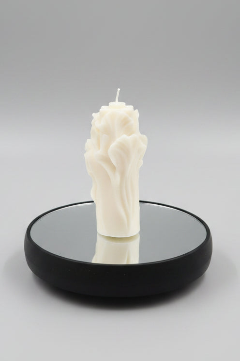Floral Embrace Sculpted Candle