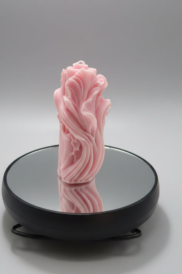 Floral Embrace Sculpted Candle