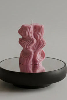 Luxury Handcrafted Vanilla Amber Pillar Candle