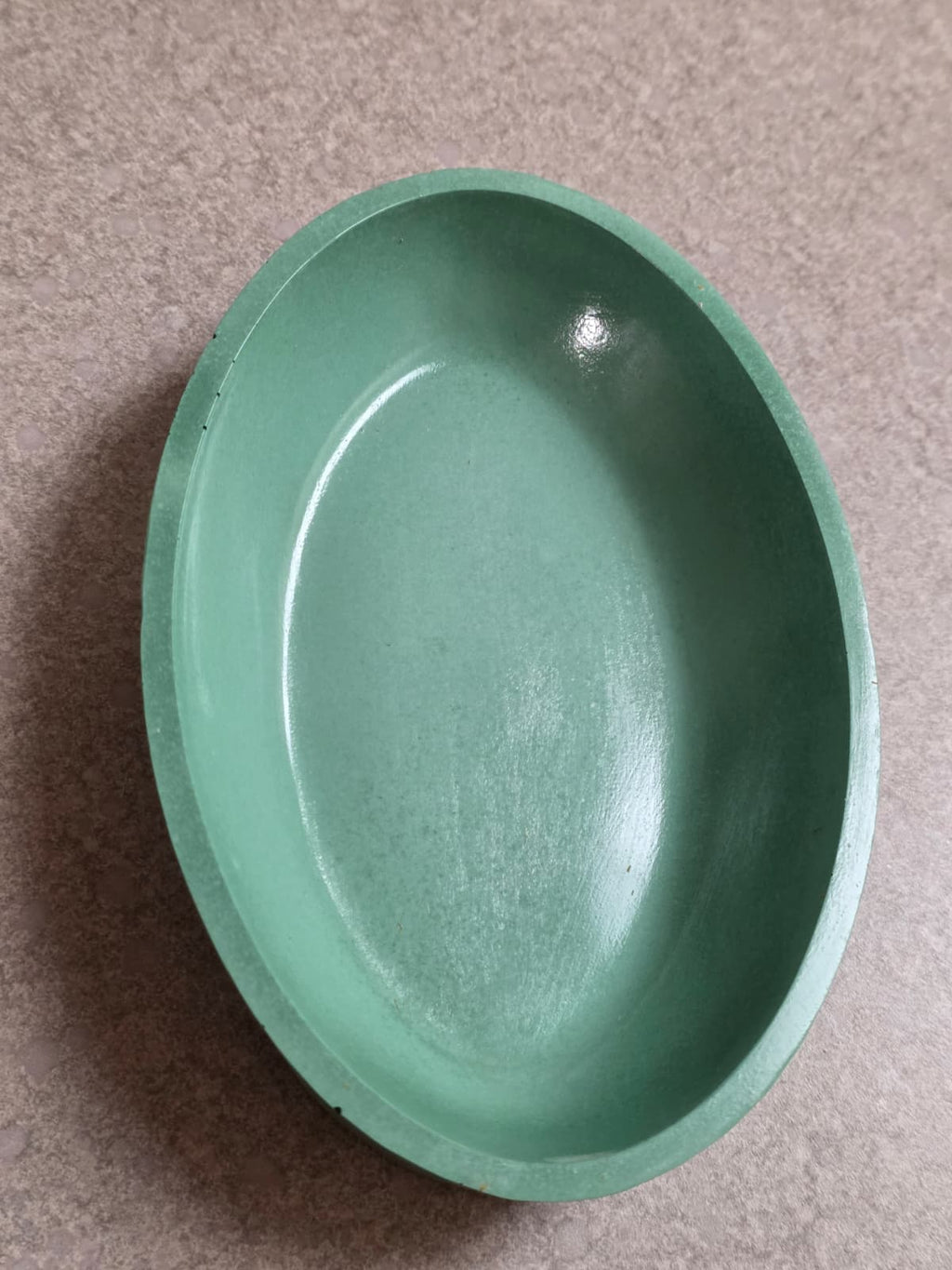 Sage Haven Concrete Oval Bowl