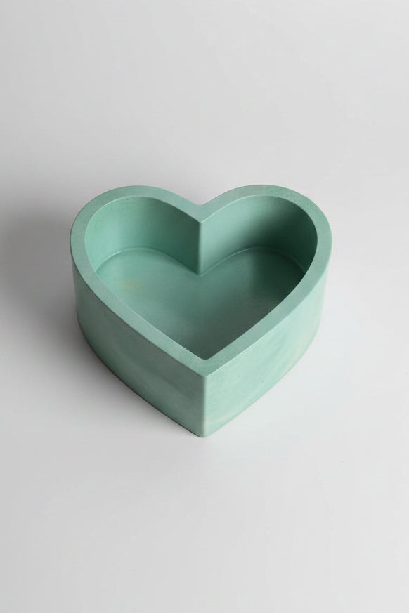 Heart-Shaped Concrete Vessel