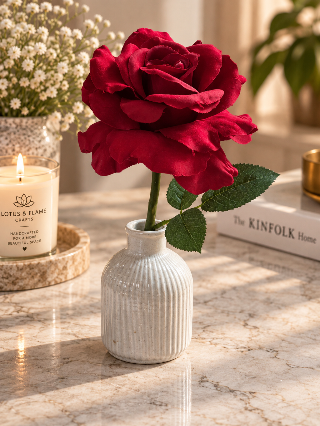 Aurelia Marble Vanity & Décor Set