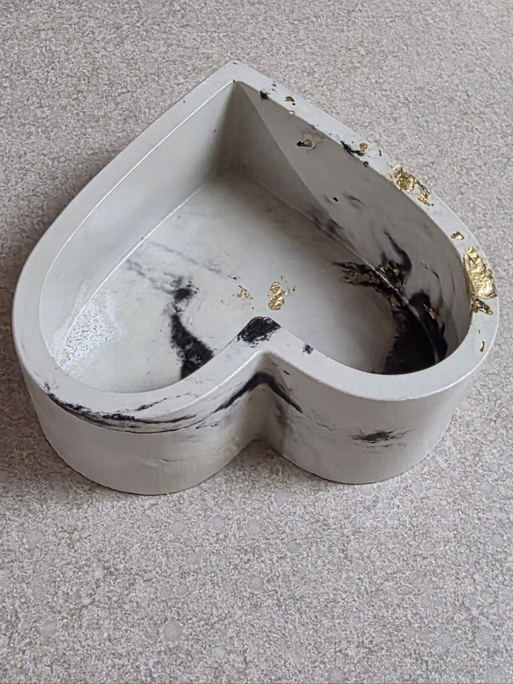 Amora Marble Heart Catchall