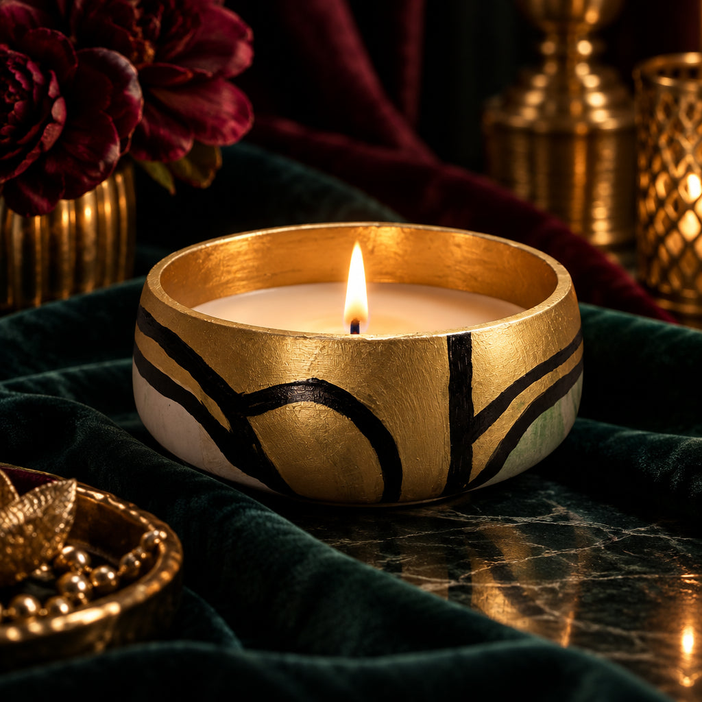 Golden Dynasty Concrete Bowl