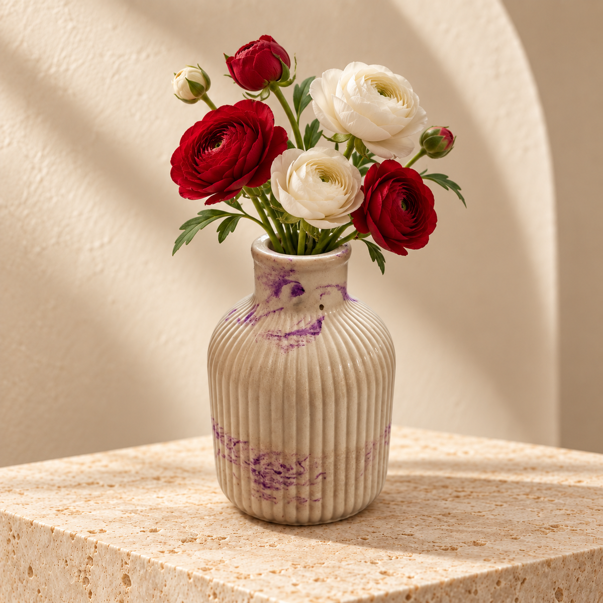 Aurelia Concrete Bud Vase