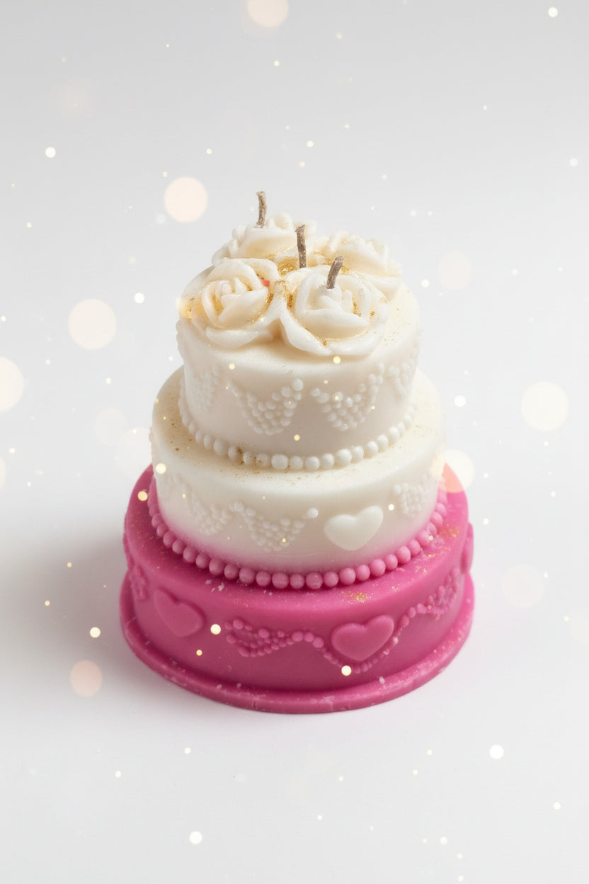 Sweet Fruity Cake Candle