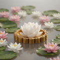 Aurelia Bloom Gold Concrete Tray