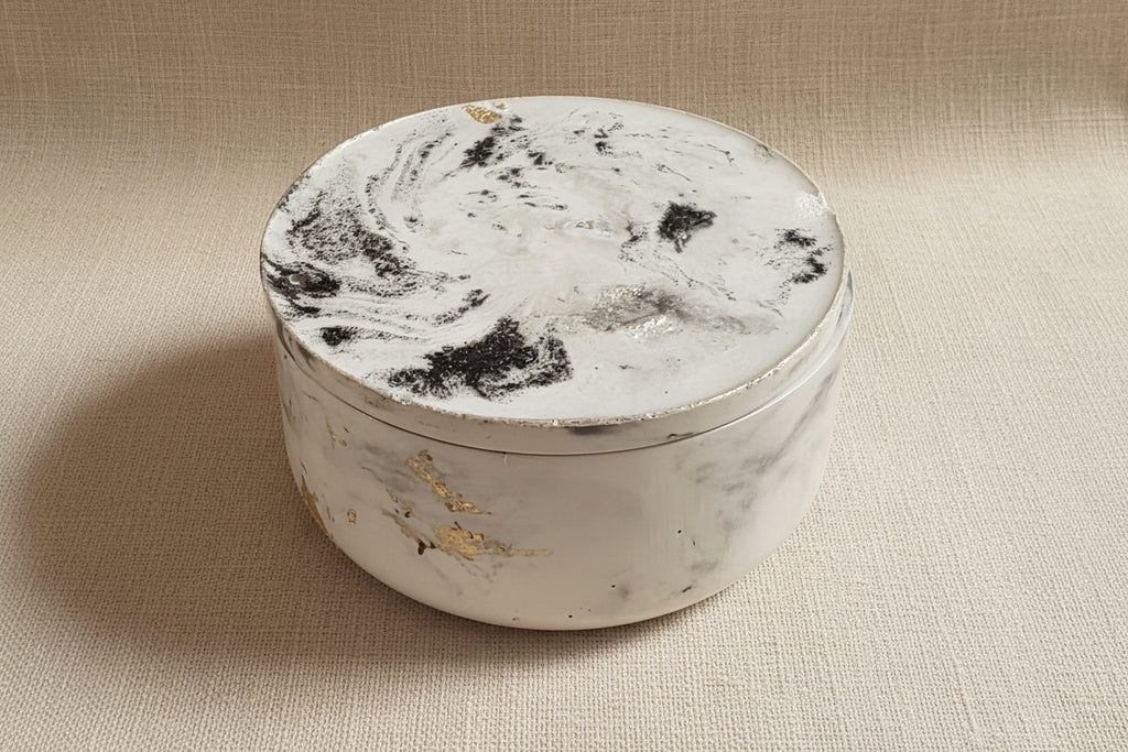 Marble Harmony 3-Piece Concrete Keepsake Collection