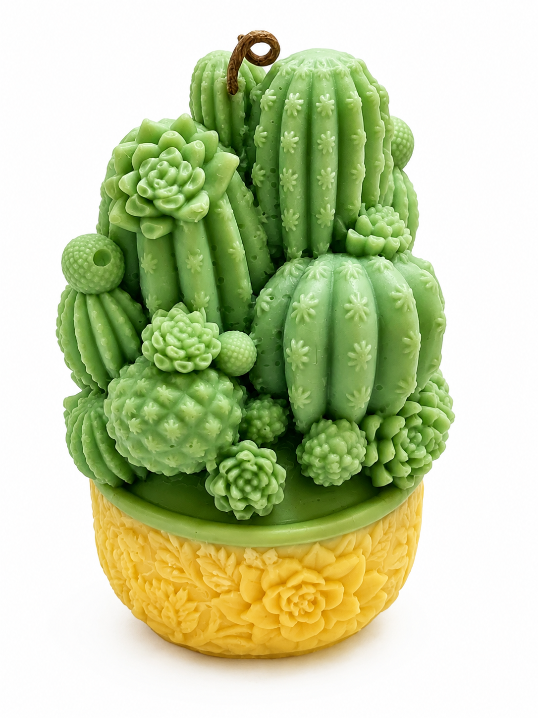 Handcrafted Cactus Garden Candle