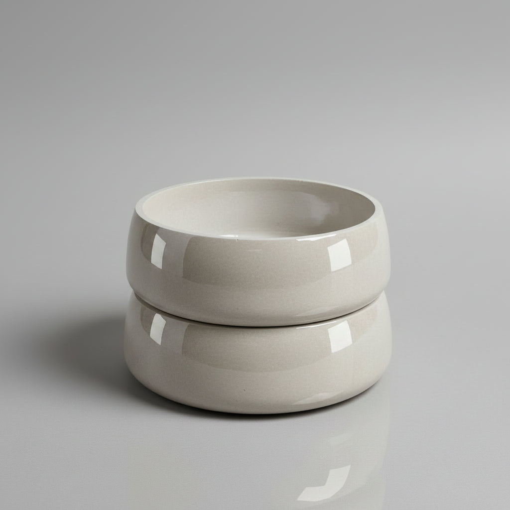 Gray Concrete Bowl