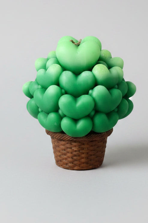 Emerald Hearts Bouquet Candle