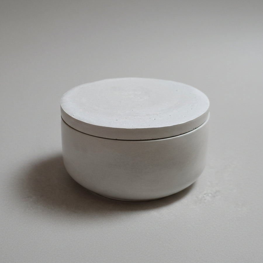 Handmade Gray Concrete Bowl