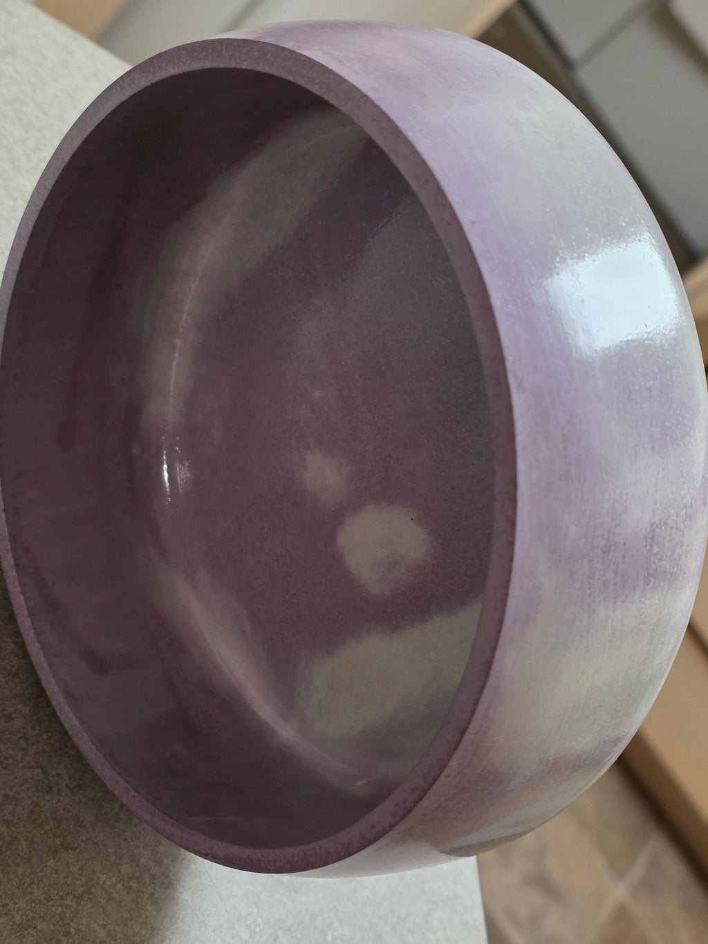 Lavender Marble Bowl 💜