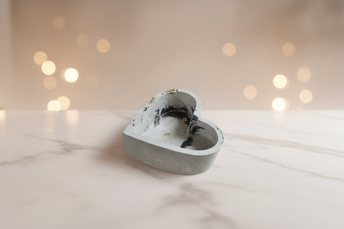 Amora Marble Heart Catchall