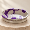 Amethyst Muse Concrete Oval Bowl