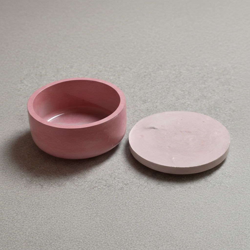 Marble Red Concrete Bowel