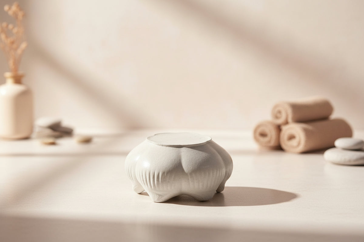 Petalia Marble Trinket Bloom Bowl