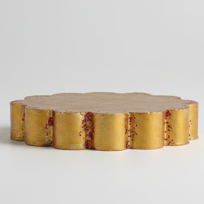 Aurelia Bloom Gold Concrete Tray