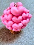 Blushing Hearts Bouquet Candle.