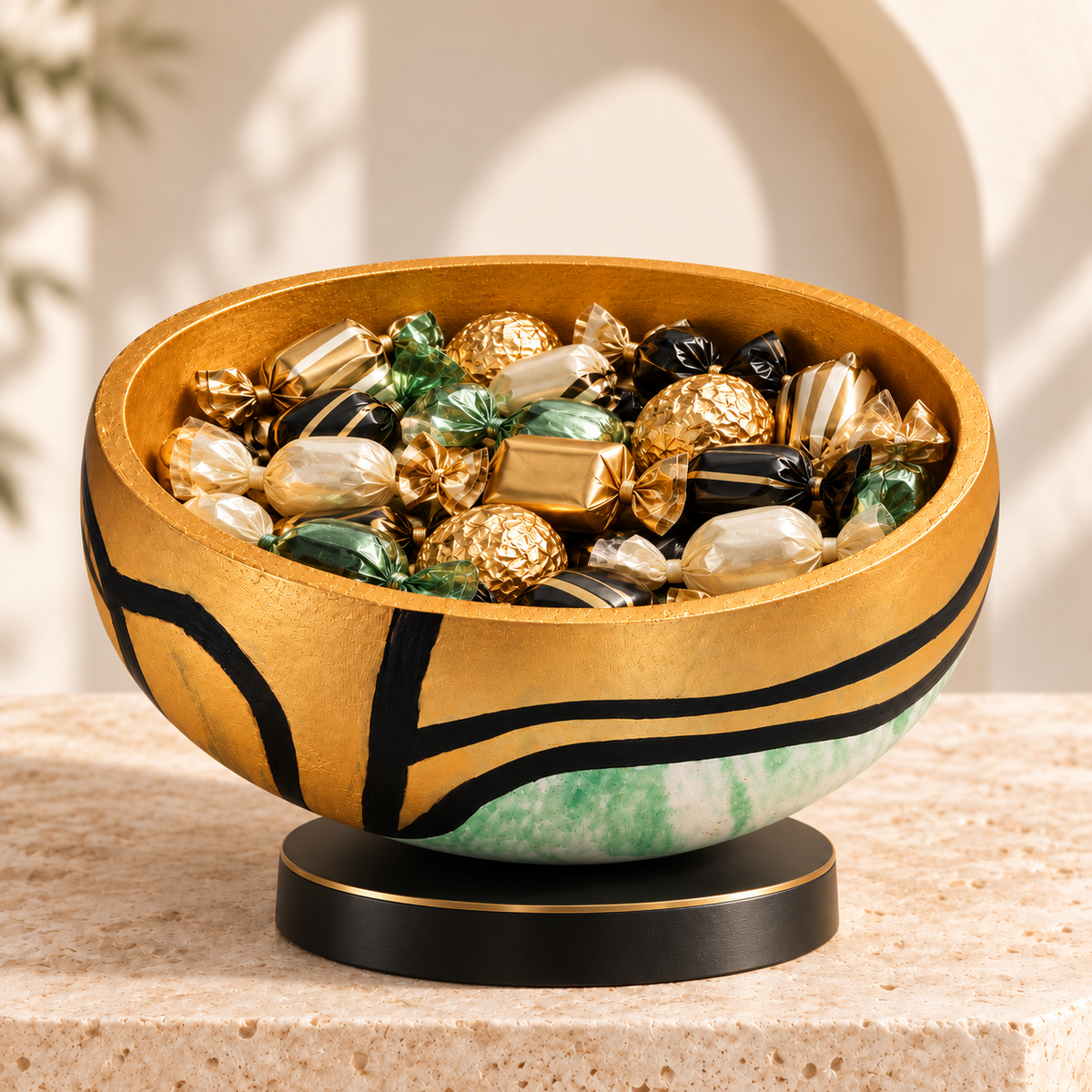 Golden Dynasty Concrete Bowl