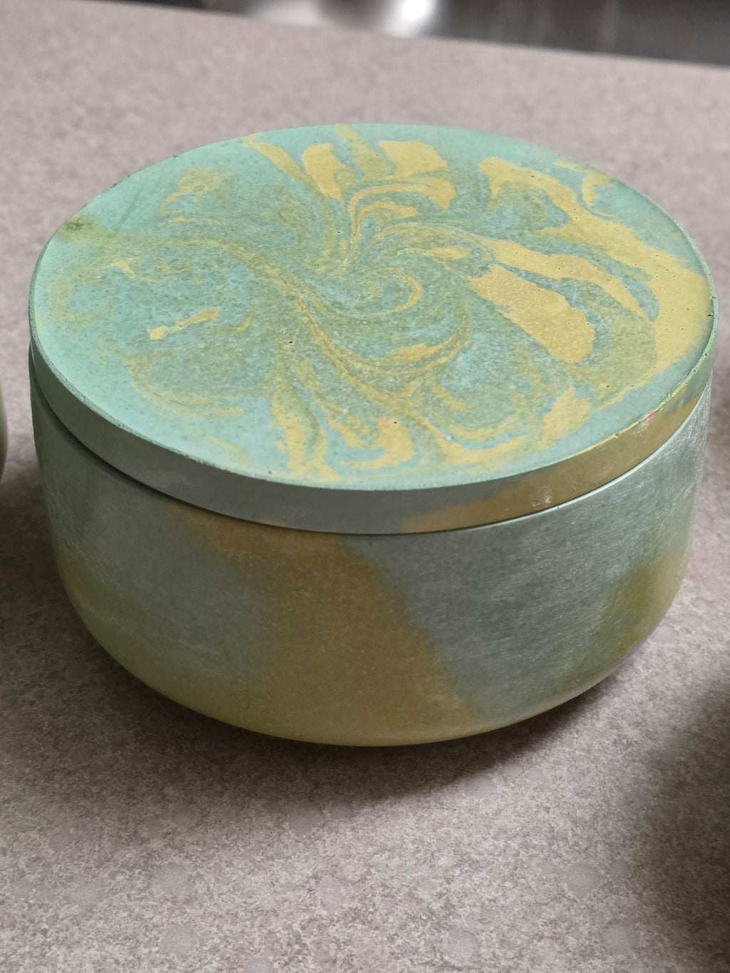 Green Marble Concrete Bowl