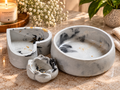 Eclipse Marble 3-Piece Concrete Décor Set