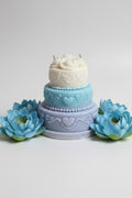 Blueberry Coconut Drip Cake Candle