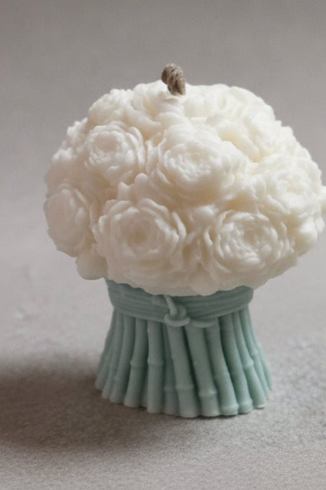Sculpted Bouquet Soft Floral Candle