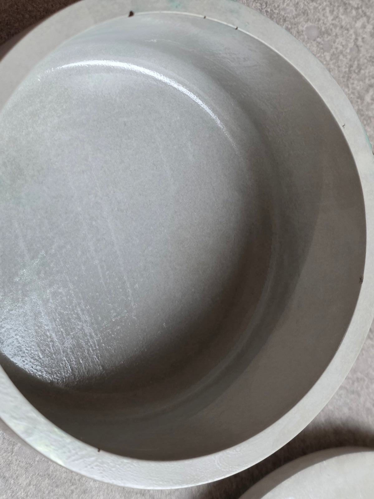 Gray Concrete Bowl