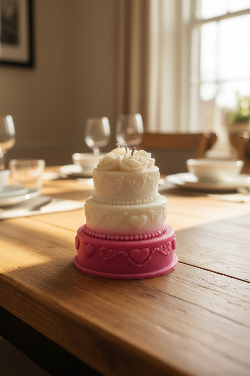 Sweet Fruity Cake Candle