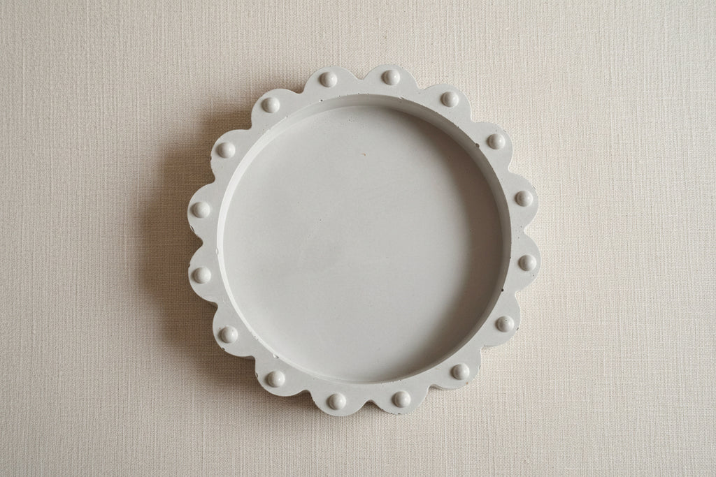 Grey Handcrafted Aurelia Tray