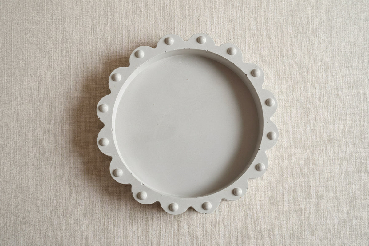 Grey Handcrafted Aurelia Tray