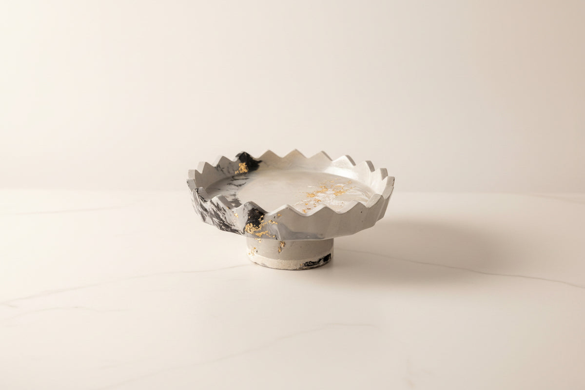 Regalia Marble Pedestal Display Tray